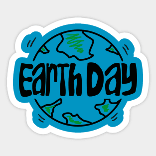 earth day commemoration Sticker